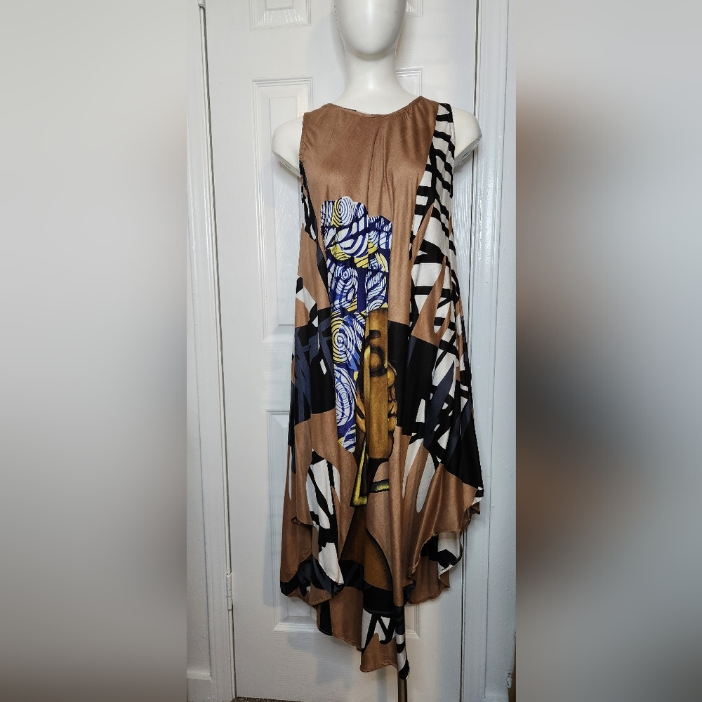 SOLD‼️Umbrella sundress, with jewelry set. Size: XS to about 18
